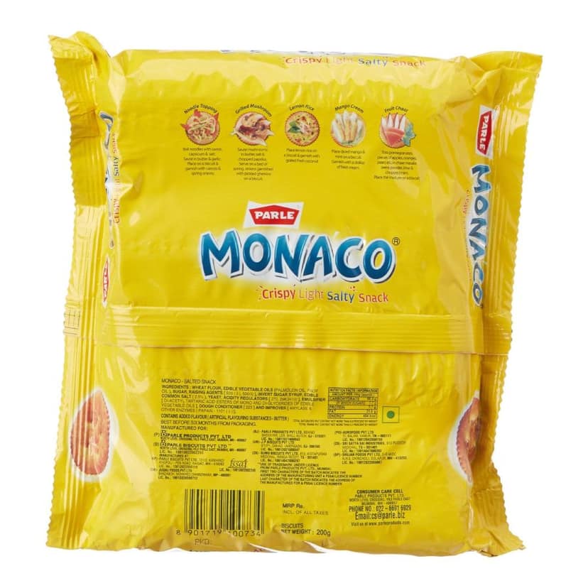 Parle Monaco Biscuits (250 Gms) view 3