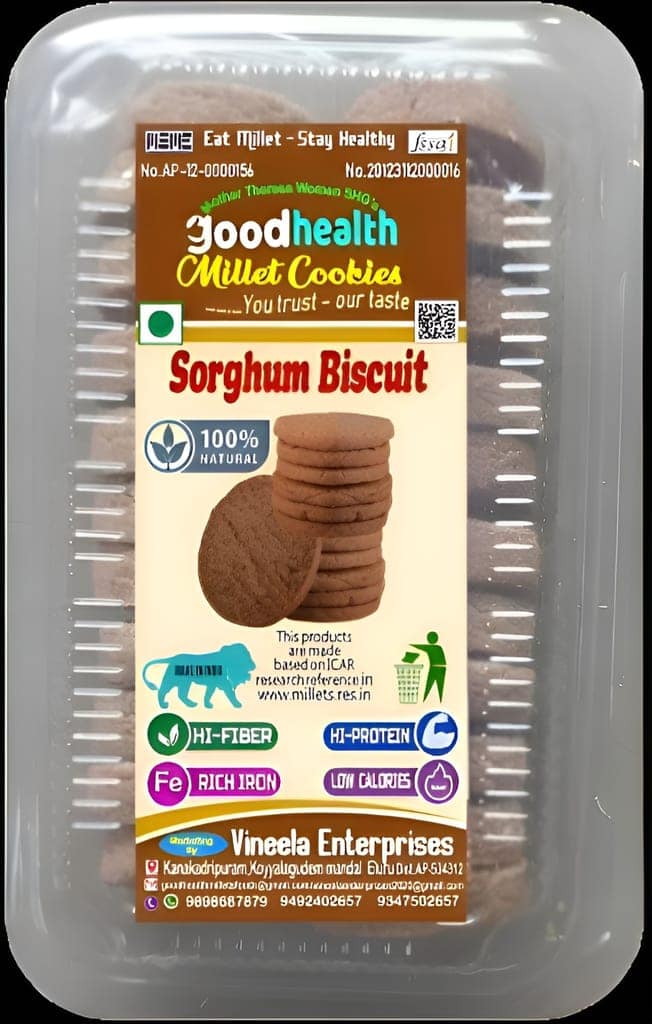 Goodhealth Millet Cookies - Sorghum Biscuit (pack of 5)