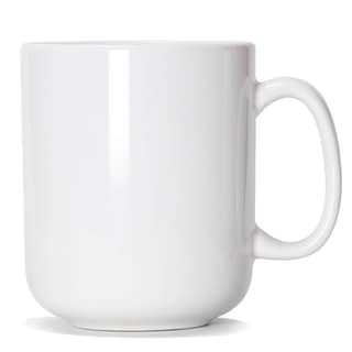 White Ceramic Mug with Handle