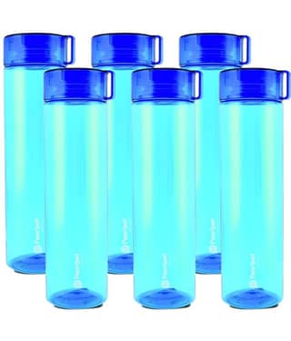 PearlPet - Olive Green Water Bottle ( Pack of 6 )