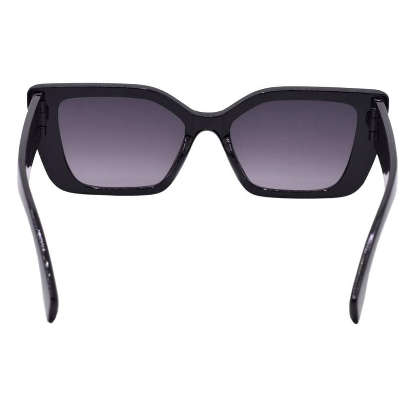 Black Frame Grey Lens Cat-eye Sunglasses for Women & Girls Fashion Statement - HRS588-BK-GRY view 5