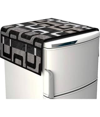 Shaphio - Multicolor Polyester Fridge Top Cover (Pack of 1)