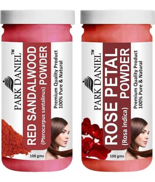 Park Daniel Red Sandalwood & Rose Petal Powder Hair Mask 200 g Pack of 2