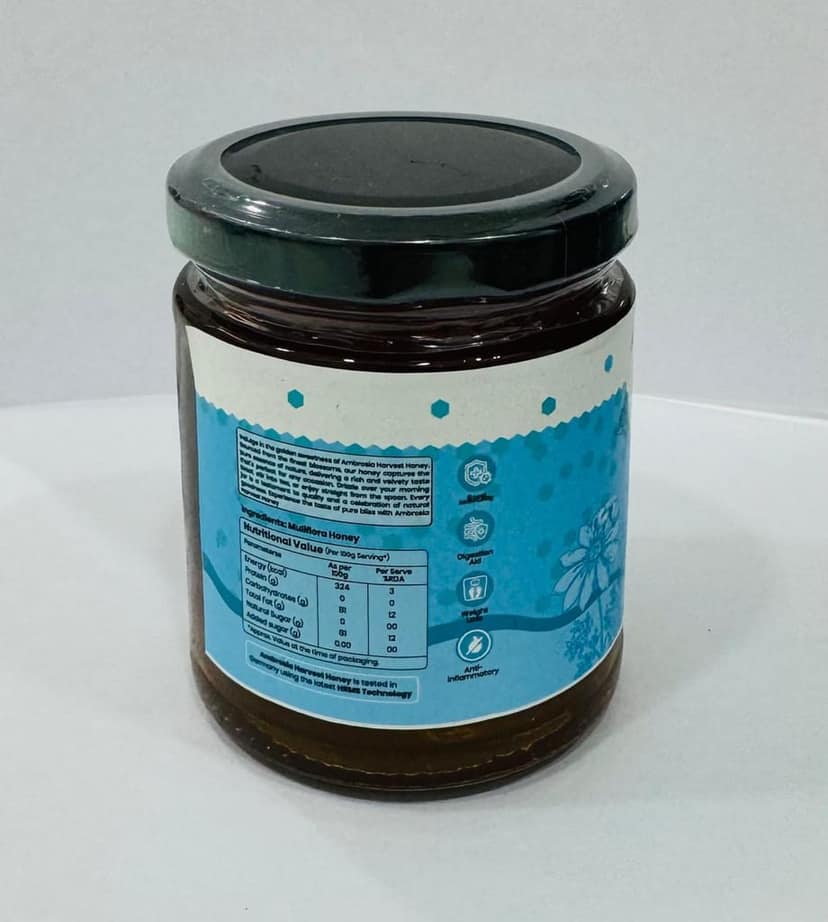 Multi-Flower Honey 250g (Raw & Unprocessed) view 2