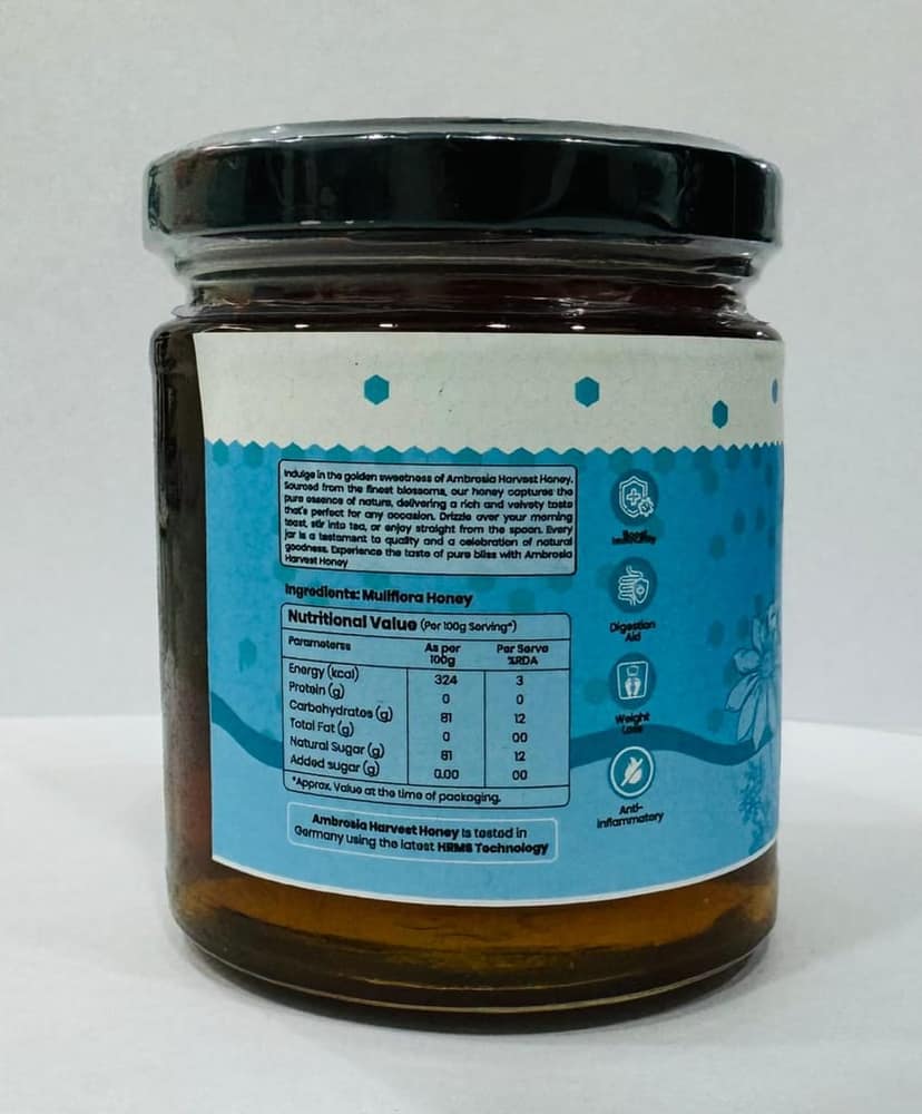 Multi-Flower Honey 250g (Raw & Unprocessed) view 4
