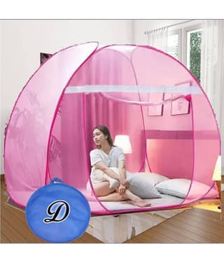 didhiti - Dark Blue Polycotton Tent Mosquito Net ( Pack of 1 )