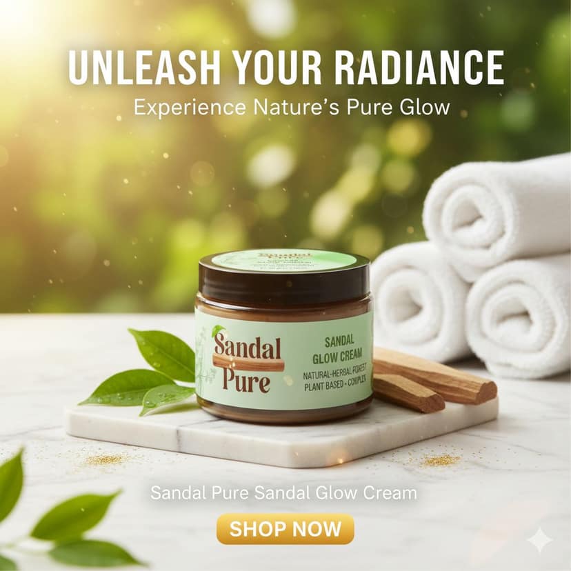 Sandal Glow Cream (Face Cream) view 4