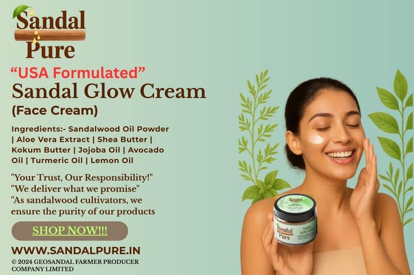 Sandal Glow Cream (Face Cream) view 5