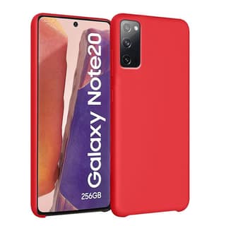 LIRAMARK Liquid Silicone Soft Back Cover Case for Samsung Galaxy Note 20