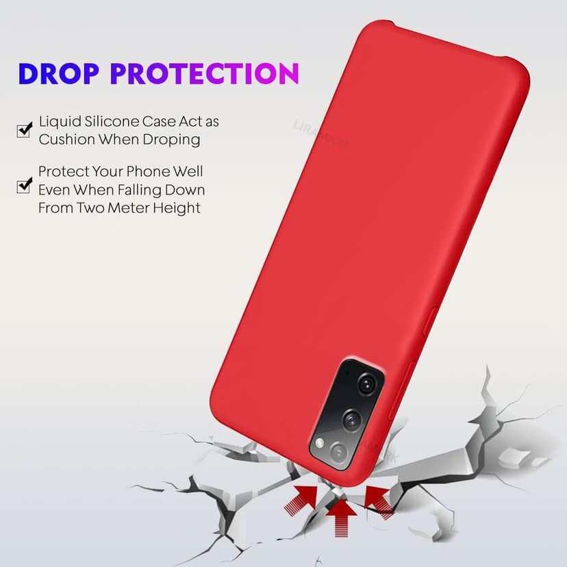 LIRAMARK Liquid Silicone Soft Back Cover Case for Samsung Galaxy Note 20 view 5