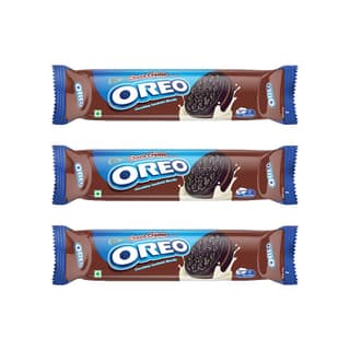 Cadbury Oreo Chocolate Flavour Sandwich Cream Biscuits - Pack of 3