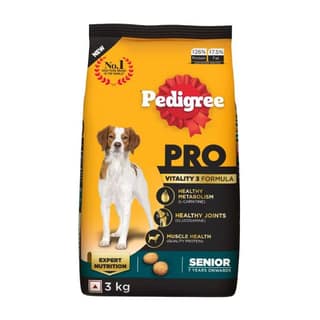 Pedigree Pro Senior Dry Dog Food 3 Kg