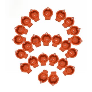 Water Sensor Eco-Friendly Led Diyas Candle E-Diya, Decoration Diwali Lights (Pack of 24)