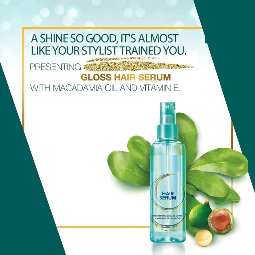 Straightening Repair-Oil Wallnut Oil & Vitamin B5 & Smoothening High-Gloss Hair serum Macadamia Oil & Vitamin E view 3