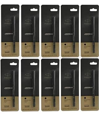 Parker Navigator X Beta and Folio Roller Ball Pen Black Refill-10