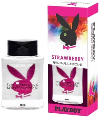 Play Strawberry Flavoured Sex Lubricant Lube for Men and women