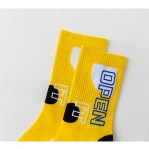 SOCKSCARVING Multicolour Gen-z Pop Edition Cotton Socks for Unisex - Pack oF 5, Gen-z Pop Edition Socks, Casual, Crew Length, Unisex view 2
