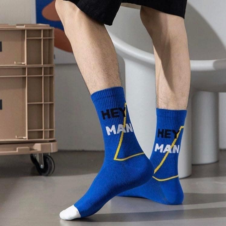 SOCKSCARVING Multicolour Gen-z Pop Edition Cotton Socks for Unisex - Pack oF 5, Gen-z Pop Edition Socks, Casual, Crew Length, Unisex view 6