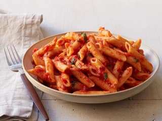 Red sauce pasta