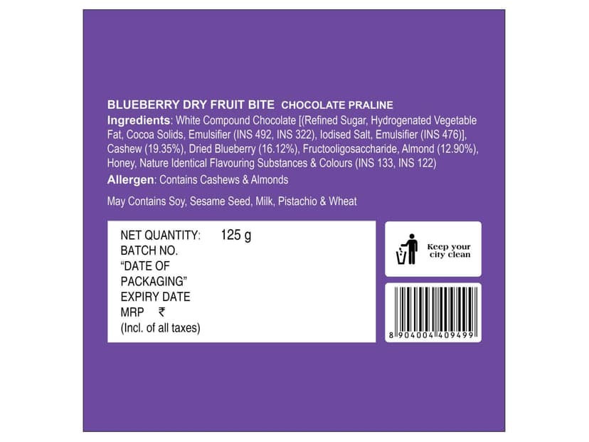 Haldiram's Blueberry Delights Packed Sweets - 125 Gm - Pack of 2 view 4