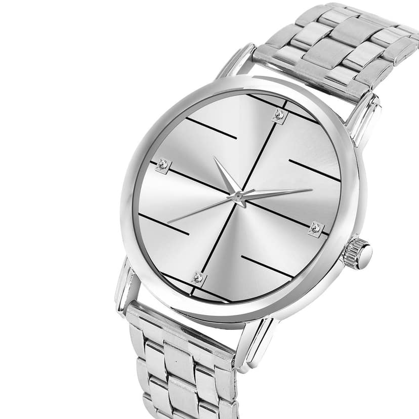 Silver Standard Analog Watch for Men LR119 view 3