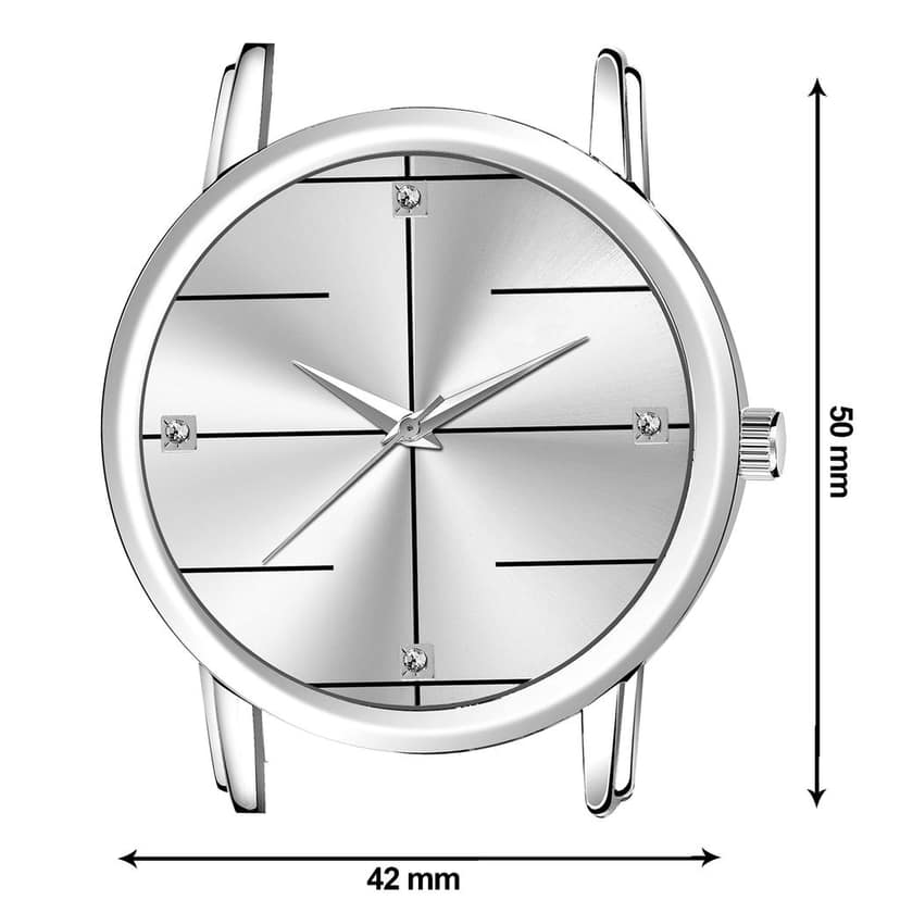 Silver Standard Analog Watch for Men LR119 view 4