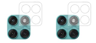 ISAAK Back Camera Lens Protector compatible for Moto Edge 60 Fusion (Pack of 2)