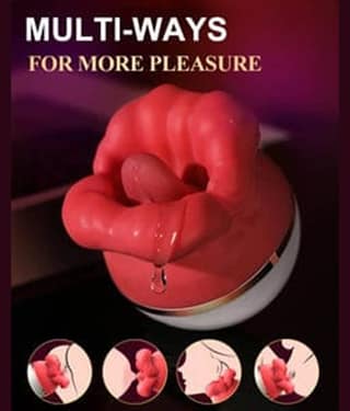 BIG MOUTH New Design Tongue Vibrator Licking Massager Clitoral Vibrator Clit Women Masturbator Tongue-Shaped Vibrator BY-CRAZYNYT