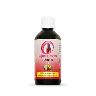 Homemade Ayurvedic Herbal Hair Oil For Thicker and Longer Hair - 200ml Homemade Ayurvedic Herbal Hair Oil For Thicker and Longer Hair - 200ml - olive green / 200 ml (Pack of 1)