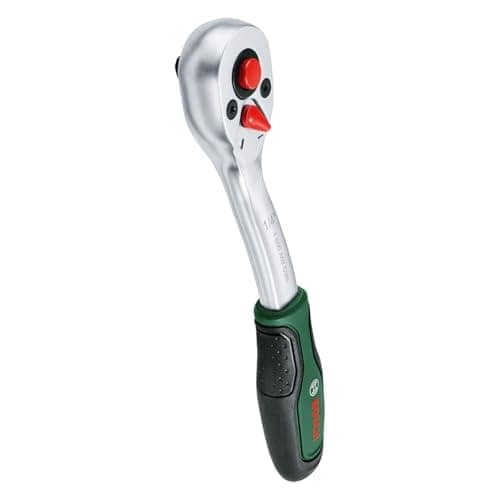 Bosch 1/4" Drive Ratchet High Torque 93Nm, Compact Ergonomic Design & Fine 72-Tooth Gear view 2