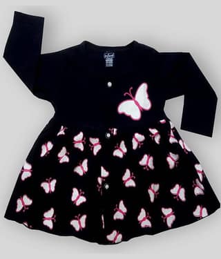 INFANT Baby Girls Midi/Knee Length Casual frock Dress(pack of 1)