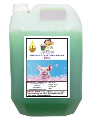 Swacch Shampoo Specially Formulated for Pig (5 Litre) Neem Alovera