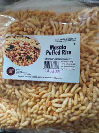 Tasty one masala puffed rice