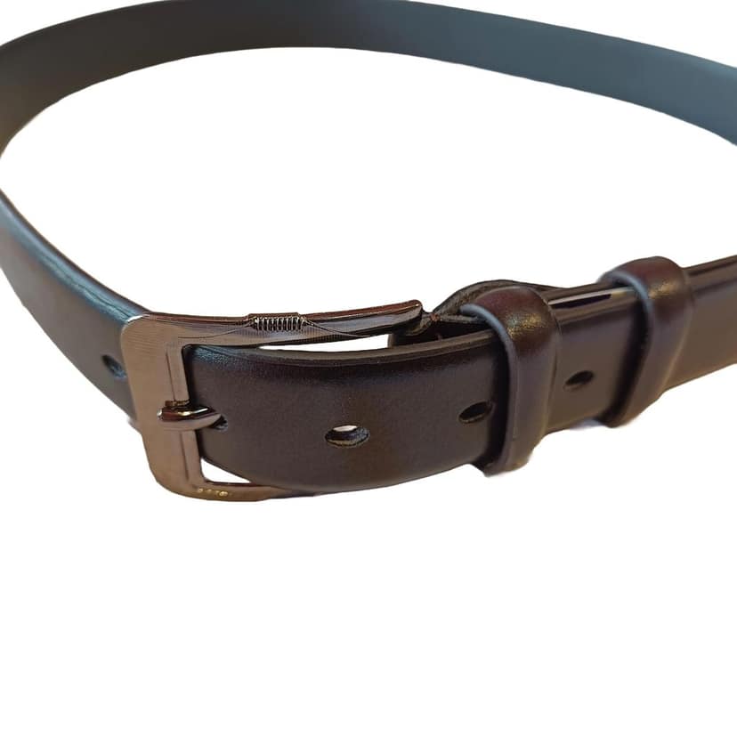 Belt G Leather Mix Brown Colour 46 cm by Fashion King Clothings view 2