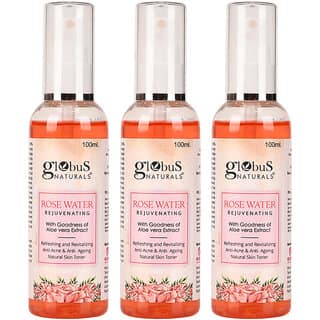 Globus Naturals Rose Toner 100 ml Set of 3