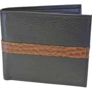 my pac db Vogue Rfid protected genuine leather wallet Black -Tan C11599-121S