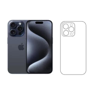 SKINOVITA Compatible For Apple iPhone Unbreakable Transparent Hydrogel Membrane, Back Screen Guard Protector (Scratchproof/Self Healing)(Gloss)