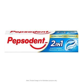 Pepsodent 2 in1 Germ Fighting Formula Toothpaste, 80 gm