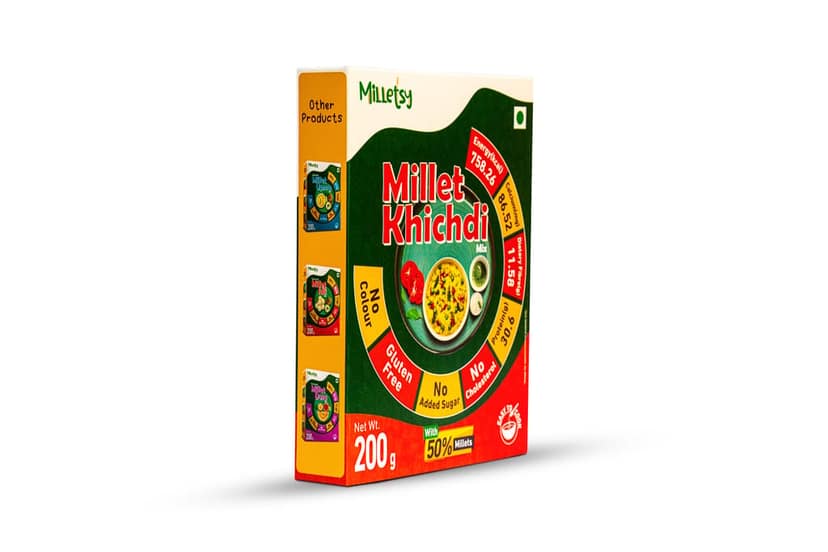 Milletsy Millet Khichdi Instant Mix (Activated) view 4