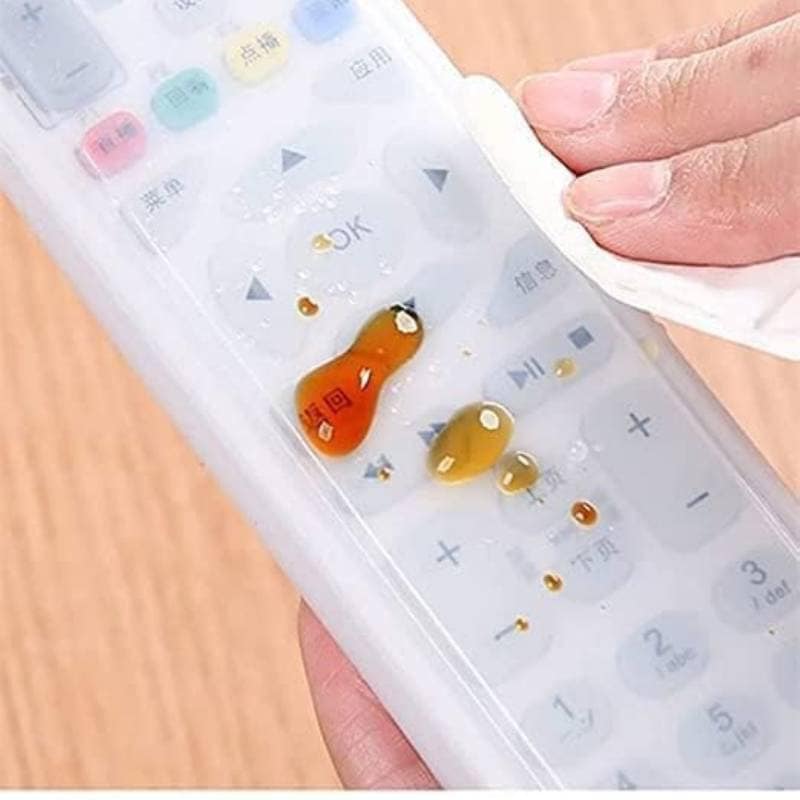 Waterproof Silicone Remote Control Protective Cover (Transparent, Pack of 3) | Dustproof & Spill-Resistant | Home Entertainment view 2