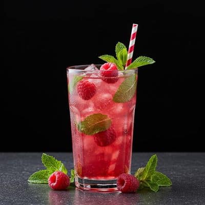 Raspberry Mint Refresher