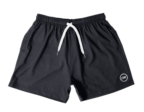 Men's Black Athletic Shorts | Quick-Dry, Gym, Running, Swim & Casual
