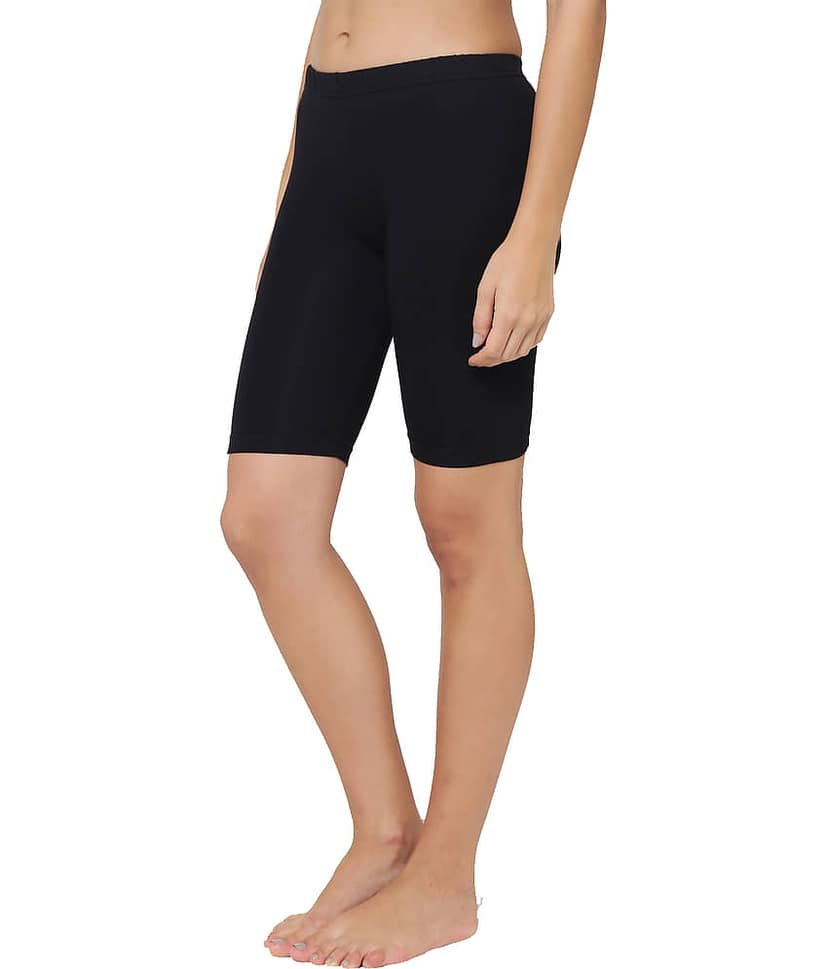 Leading Lady Cotton Hot Pants - Black view 2