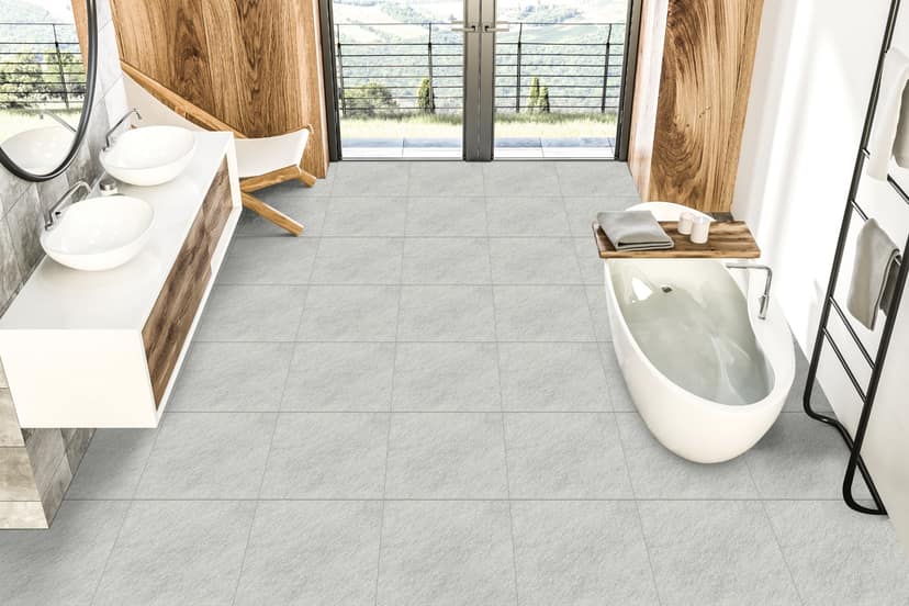 Orientbell Floor Tiles Sahara Rock Gris 4 Pcs