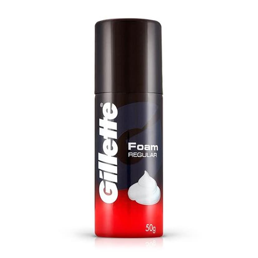 Gillette Pre Shave Foam - Classic, Regular, 50 G Bottle view 2