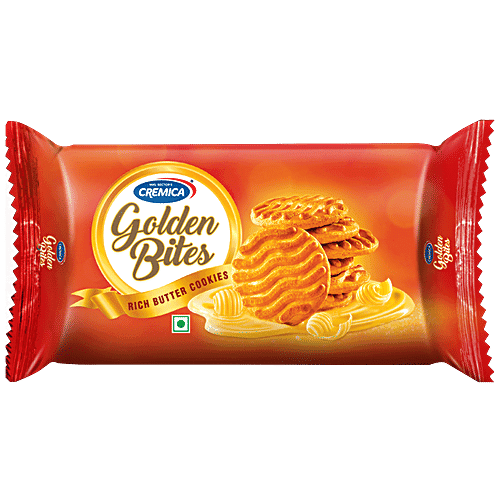 Cremica Cookies - Golden Bytes Rich Butter, 200 g