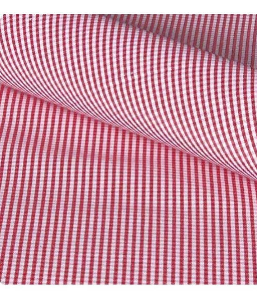Makhanchor - Red Cotton Men's Unstitched Shirt Piece ( Pack of 1 ) view 2