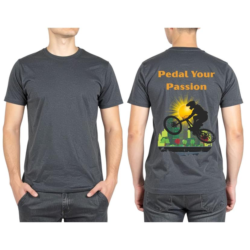 Trishoolin Sports Theme T-Shirt | Design 10390MB | Cotton Regular Fit | Crew Neck / Round Neck Half Sleeve | Pack of 1