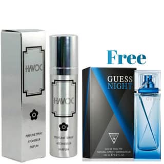 Havoc Silver Mossy, Green, Aldehydic Chypr Eau De Toilette For Unisex, 75ml
