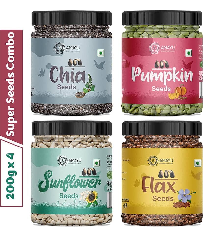 AMAYU Chia Seeds ( Pack of 4 )